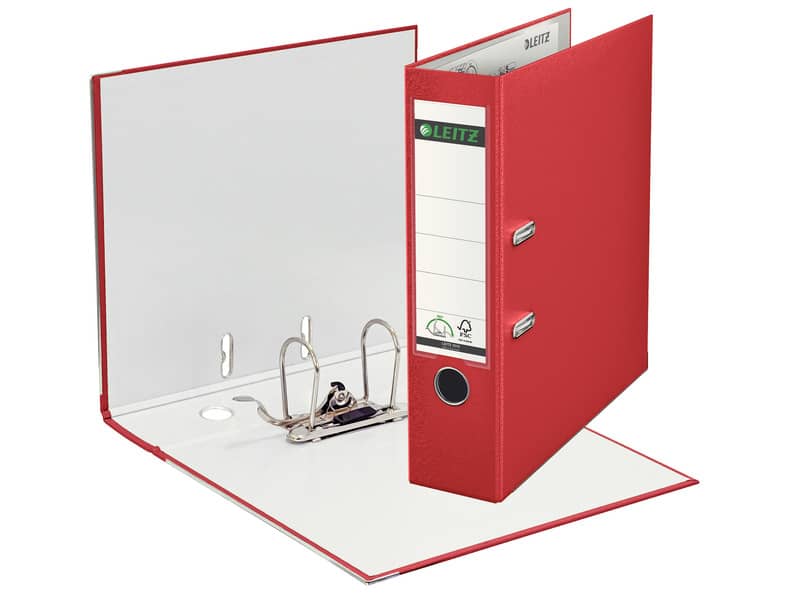 Registratore senza custodia Leitz 180° commerciale dorso 8 cm cartone rivestito in polipropilene