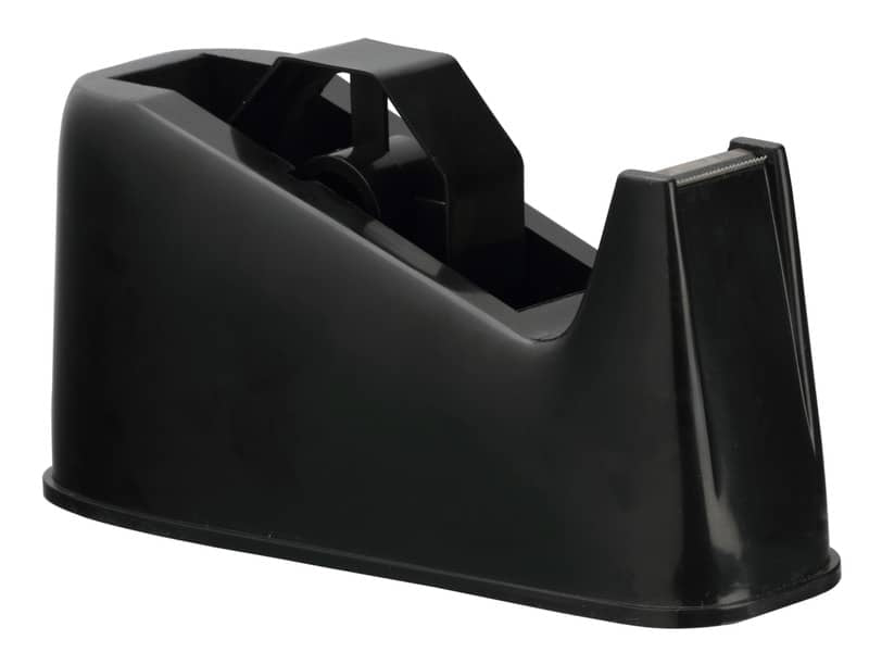 Dispenser per nastro da scrivania Q-Connect nero 25 mm x 33/66 m