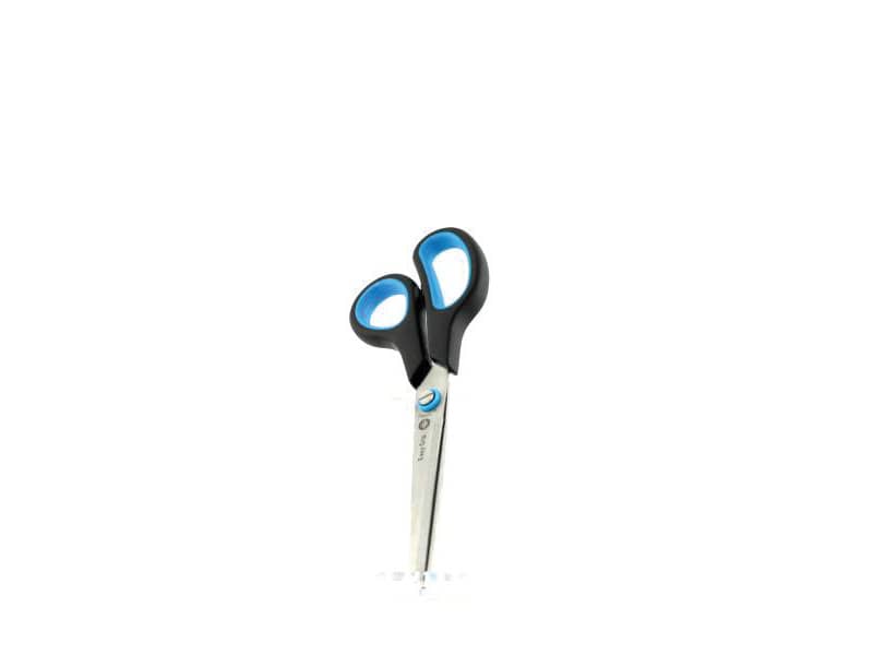 Forbici per mancini Westcott Soft Grip Easy Grip asimmetriche - 20,1 cm blu/nero - E- 00