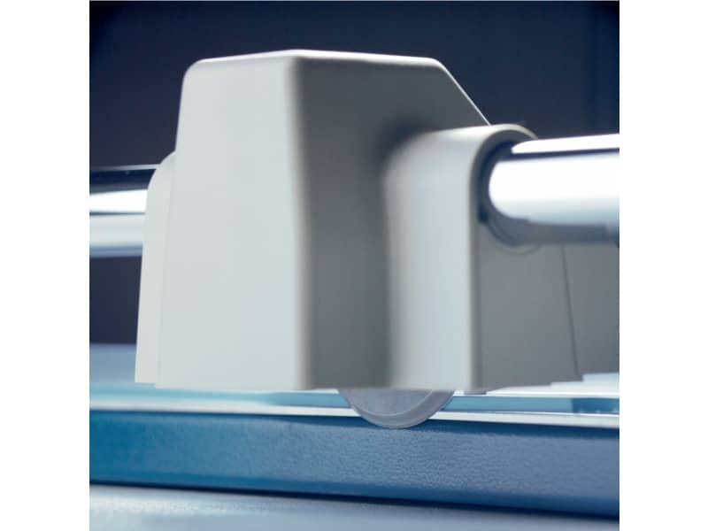Taglierina a rullo Dahle di terza generazione con pressino automatico luce 360 mm blu - R000550 360–1300