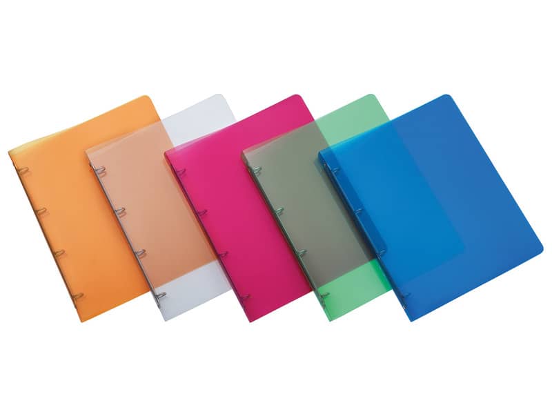 Raccoglitore Favorit Lumina in PPL A4 4 anelli tondi Ø 30 mm - 22x30 cm - trasparente neutro