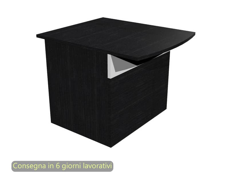Bancone reception basso per disabili ciliegio arabis 80x97,5xH.72 cm in melaminico Musa Artexport - 2824-HB80/K3