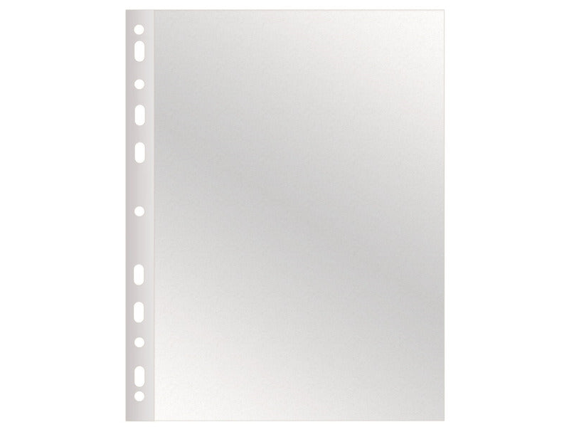 Buste a perforazione universale Q-Connect 22x30 cm alto spessore finitura liscia conf. 50 pezzi