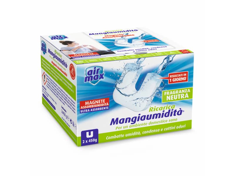 Air Max Ricarica tab Magnete Mangiaumidità Neutra 2x450g - D0012