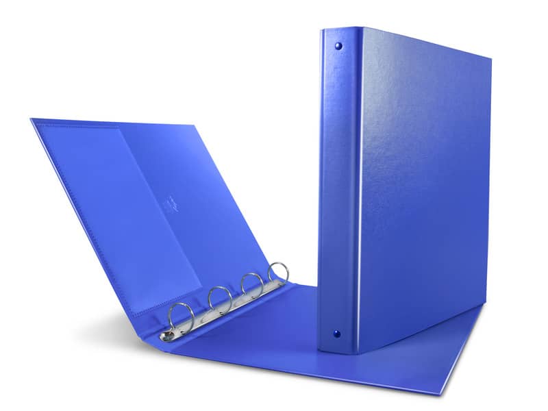 Raccoglitore Sei Rota Nettuno Stratopan® A4 - 4 anelli a Q 65 mm blu - dorso 8,5 cm