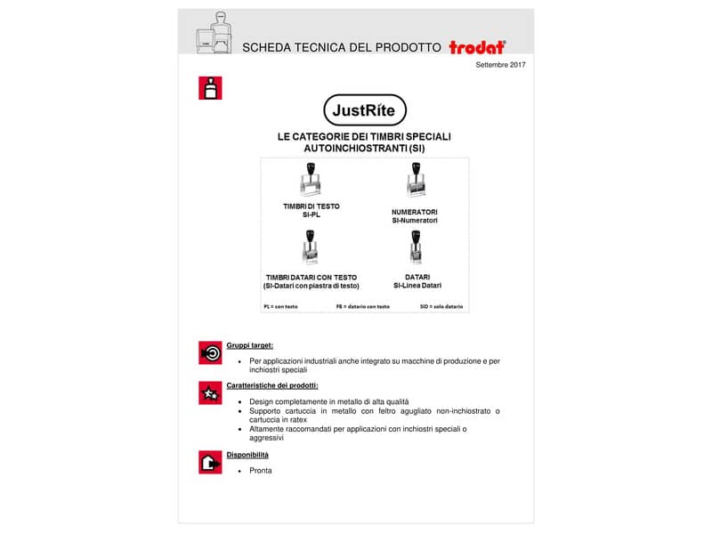 Datario in metallo con piastra in ottone personalizzabile Reiner D53V 50x30 mm metallo