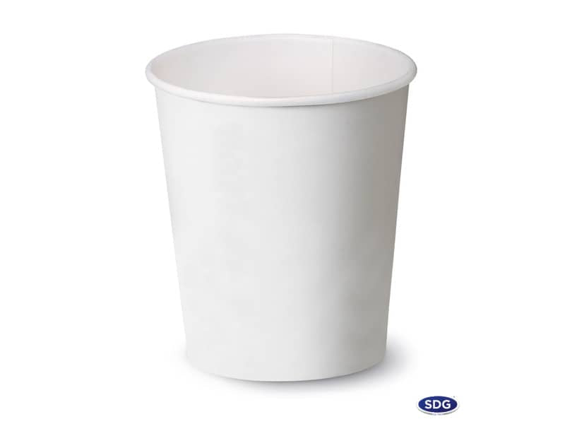 Bicchiere 3oz (85ml) Bianco in cartoncino Scatolificio del Garda Bianco - Conf. 50 pezzi - 104-00-S