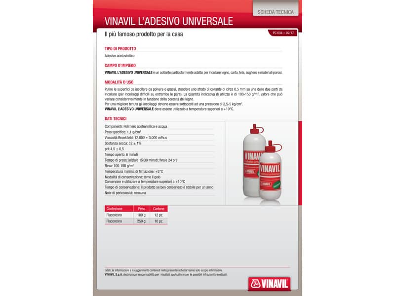 Colla vinilica Vinavil Universale 100 gr D0640