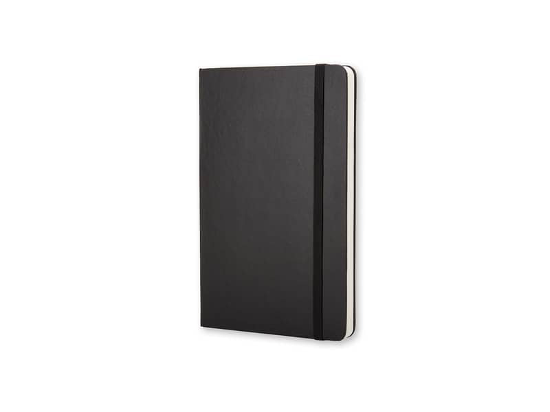 Taccuino a pagina bianca large 13x21 cm copertina rigida Moleskine nero