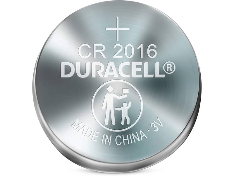 Batterie a moneta al Litio 3V. Blister da 2 pile. Duracell litio 2016 DU20B2