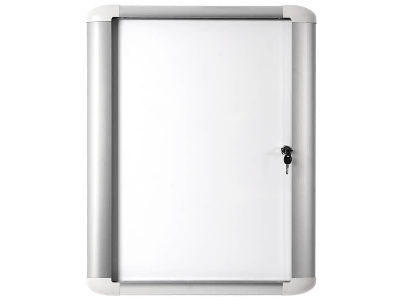 Bacheca magnetica Bi-Office MasterVision Outdoor con cornice in alluminio 4xA4
