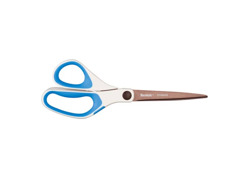 Forbici professionali Scotch® Titanium Non-Stick asimmetrica bianco/nero 20 cm 1468TNS-MIX