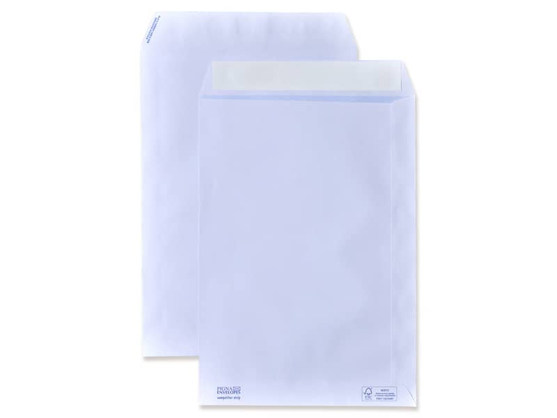 Buste a sacco Pigna Envelopes Competitor Strip 100 g/m² 230x330 mm bianco Conf. da 500 buste