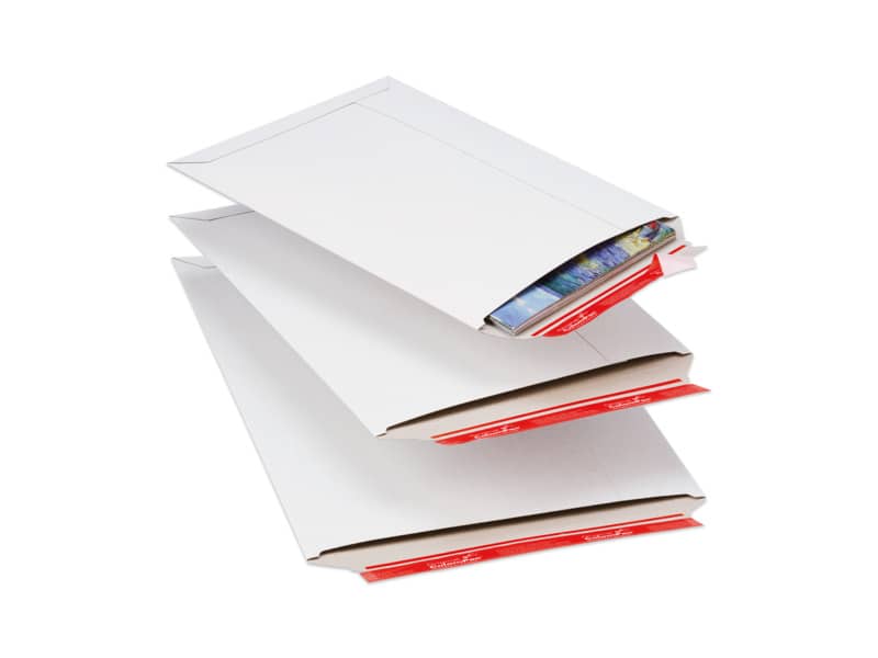 Busta rigida per spedizioni ColomPac in cartone rigido f.to 17,5x25 cm bianco conf. da 20 - .01