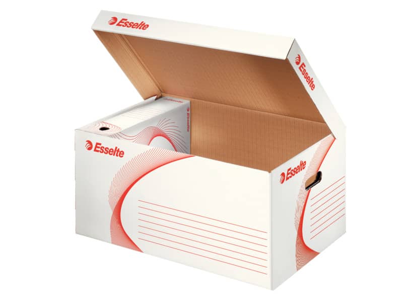 Scatola archivio Esselte Boxy Container con coperchio per Boxy 80 o 100 chiusura ad incastro