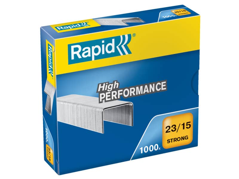 Punti metallici Rapid Strong conf. da 1000 punti Rapid passo 23/15