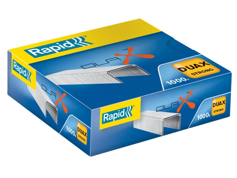 Punti metallici per cucitrice Rapid Duax® conf. da 1000