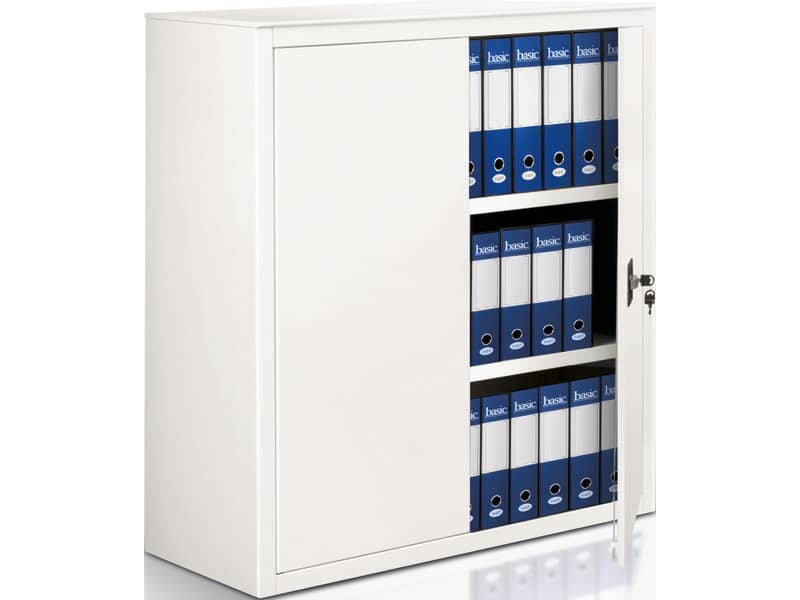 Armadio in metallo a porte battenti A-210 - 100x45x116 cm Tecnical 2