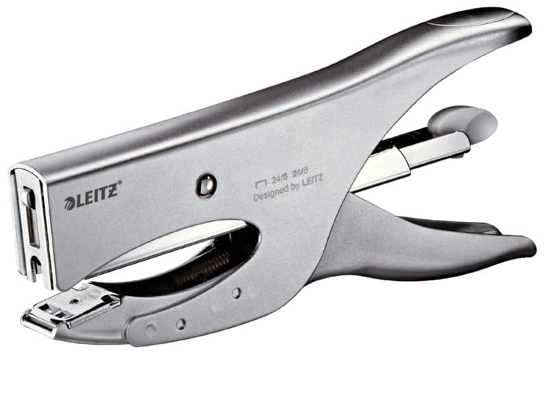 Cucitrice a pinza max 40 fogli Leitz 5549 grigio metallizzato satinato