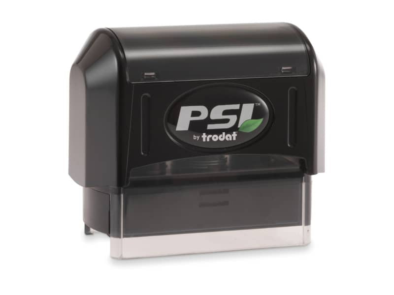 Timbro di testo preinchiostrato Trodat PSI 1854 Z style preassemblato 16x52 mm