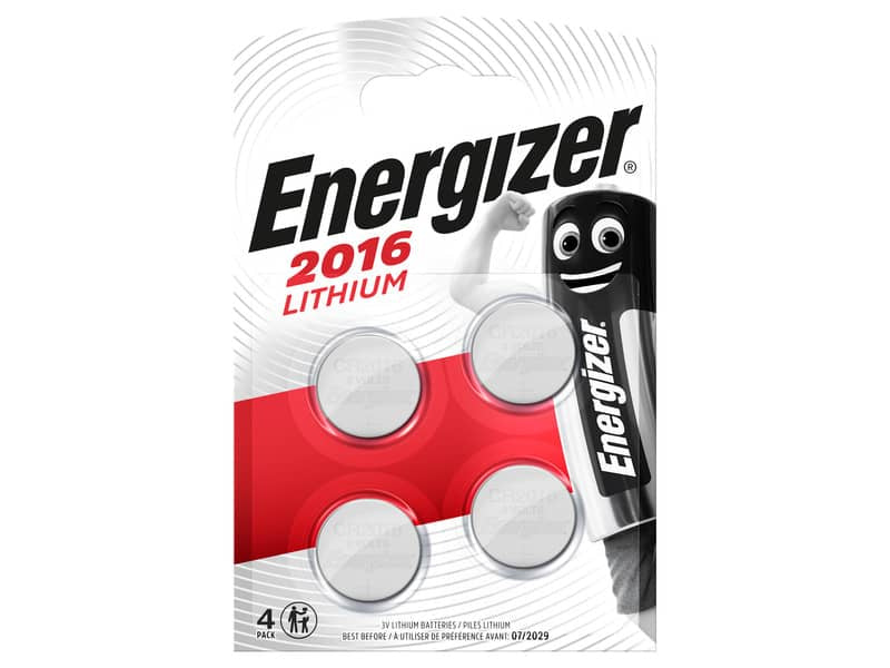 Batterie al litio a bottone Energizer Lithium BP4 3V - conf. 4 pz rossa - E300849000