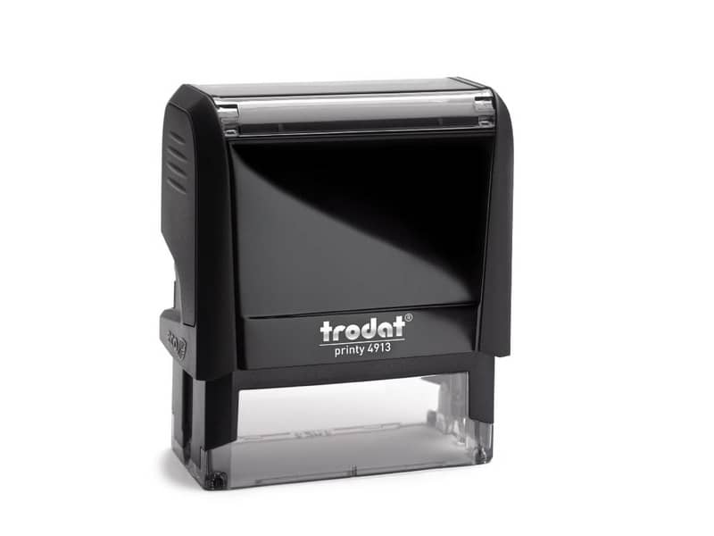 Printy 4913 - Timbro di testo PERSONALIZZATO fino a 6 righe dimensione max personalizzazione 58x22 mm