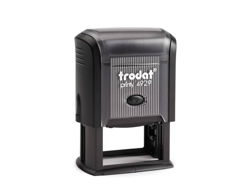 Printy 4929 - Timbro di testo PERSONALIZZATO fino a 7 righe dimensione max personalizzazione 50x30 mm