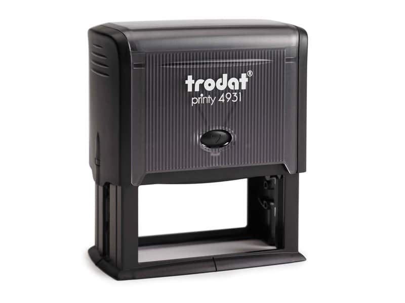 Printy 4931 - Timbro di testo PERSONALIZZATO fino a 7 righe dimensione max personalizzazione 70x30 mm