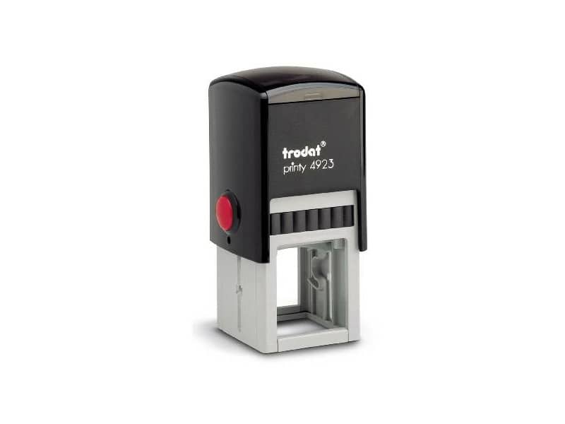 Printy 4923 - Timbro di testo PERSONALIZZATO fino a 7 righe dimensione max personalizzazione 30x30 mm