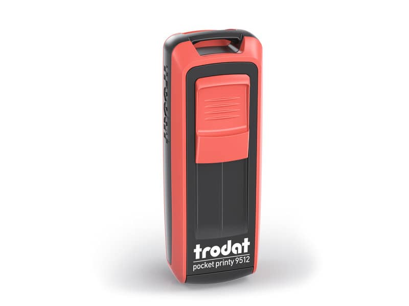 Pocket Printy 9512 - Timbro di testo tascabile PERSONALIZZATO dimensione max pers.ne 47x18 mm - fino a 5 righe