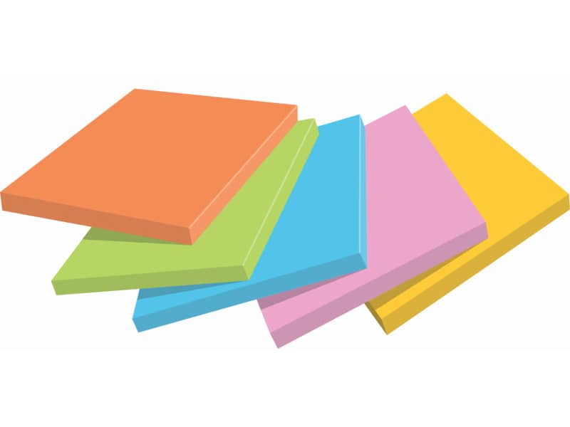 Foglietti Post-it® Super Sticky Boost - conf. 5 blocchetti da 90 ff 76x76 mm - 654-5SS-BOOS
