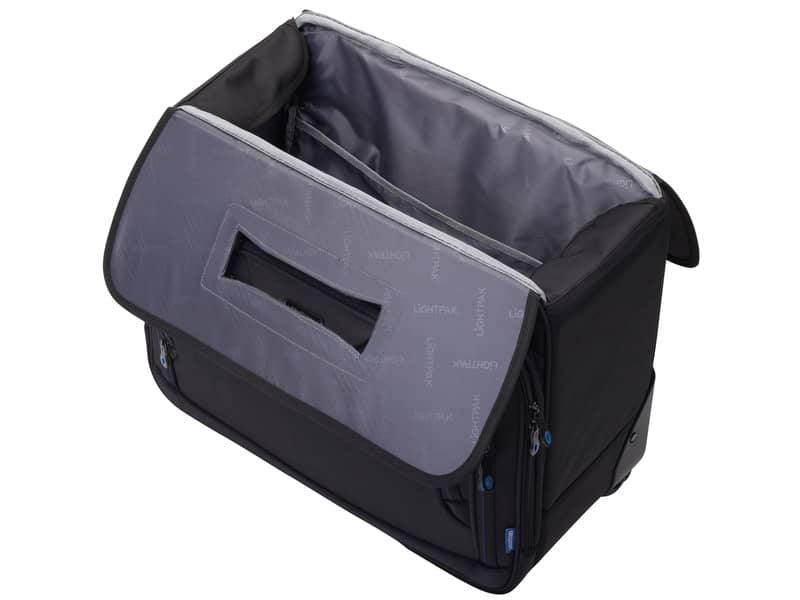 Borsa pilota con trolley Lightpak PIONEER in poliestere 47x27x38 cm nero