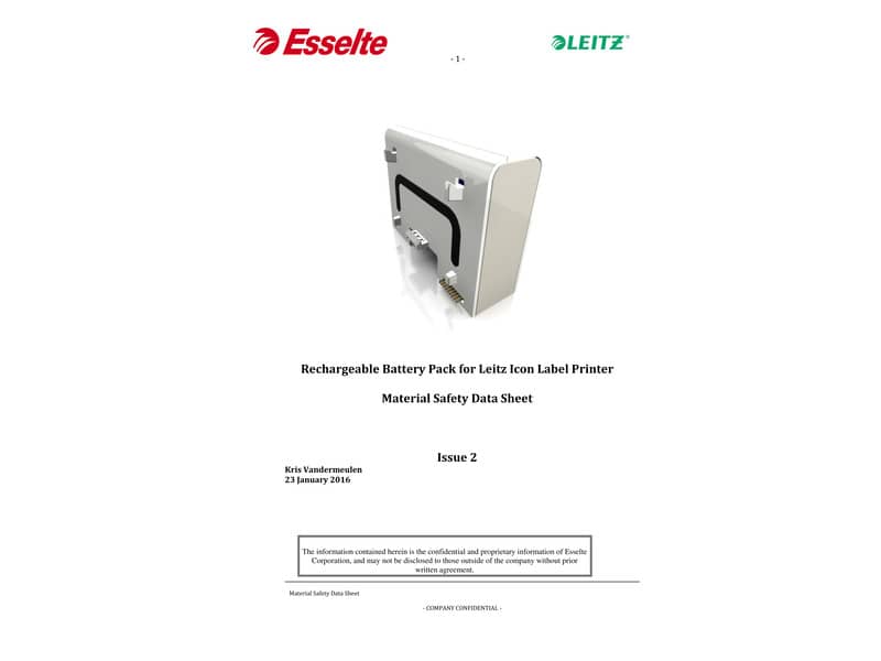 Batteria ricaricabile Leitz per stampante Icon