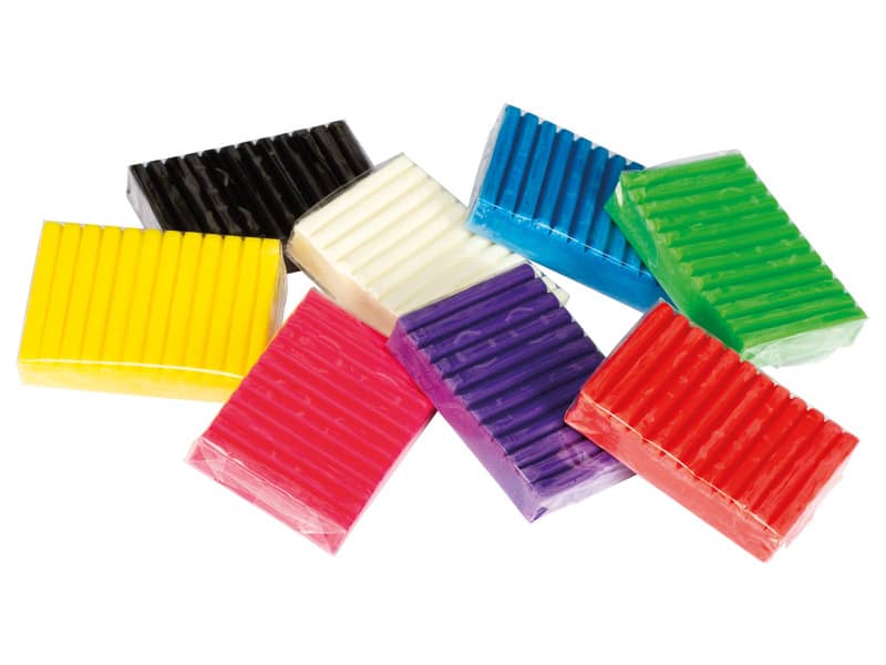 Astuccio da 8 panetti di plastilina vegetale 264 g Pongo colori assortiti classici - F603000