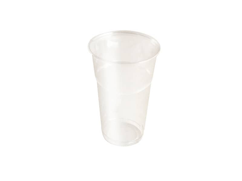 Bicchiere trasparente in PLA bio - 8,8 g - 500 ml - ø 85 mm - conf. 50 pz IlipBio 500ml/500cc