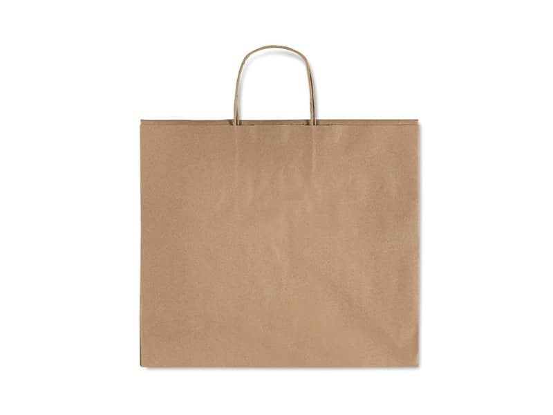 Borsa portapizza stampa generica 33x37x31 cm conf. 200 pz Rex-Sadoch kraft avana - PIZZAPACKAVN