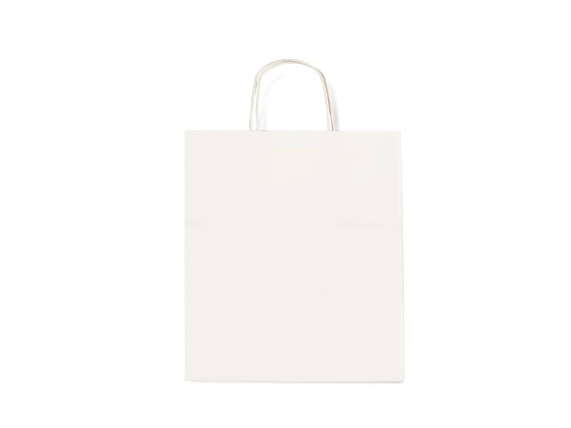Borsa Allegra neutra kraft con manici in carta ritorta 54x14x50 cm conf. 25 pz Rex-Sadoch bianca - SDS54BIA