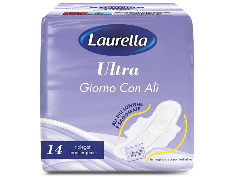 Assorbenti Ultra giorno con ali Laurella conf. 14 pezzi - .2