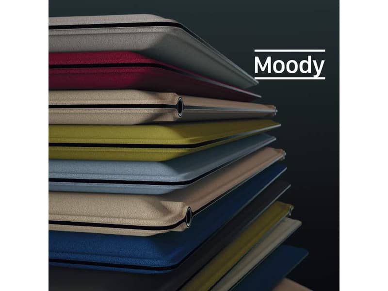 Base per pannello trasversale Moody 80x15xH.29,5 cm Artexport grigio alluminio - 3--AA