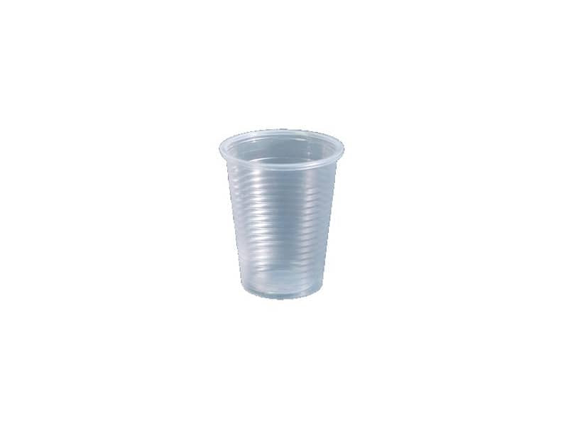 Bicchiere trasparente in PLA bio imbustati sing. - ø 70 mm - conf. 750 pz - Special Pack IlipBio 200ml/200cc