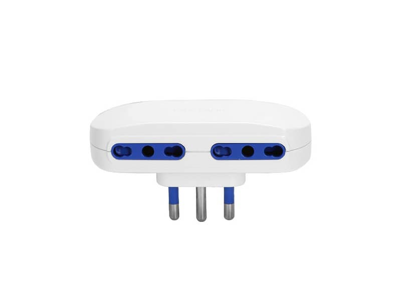 Adattatore a 4 vie P17/11 - 16A Aigostar bianco