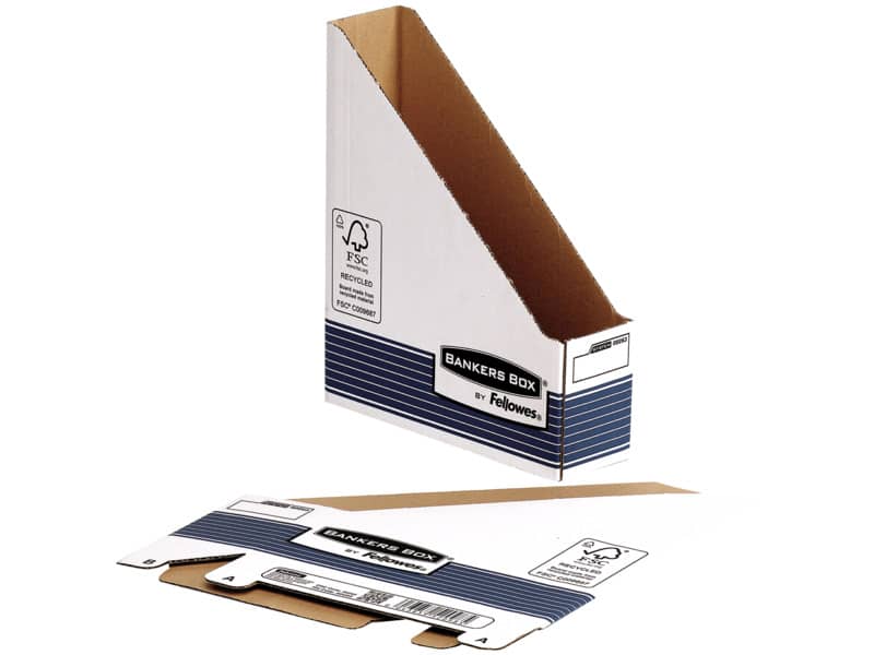 Scatola archivio FELLOWES Bankers Box® System 8x31,6x26,3 cm blu/bianco portariviste A4