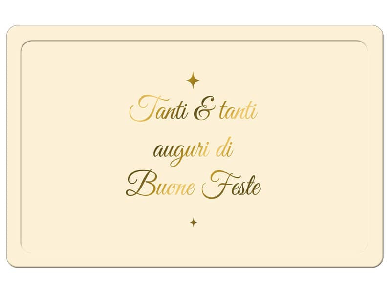 Biglietti augurali natalizi 9x14 cm - Biembi conf. da 6 a vassoio BBE202C69