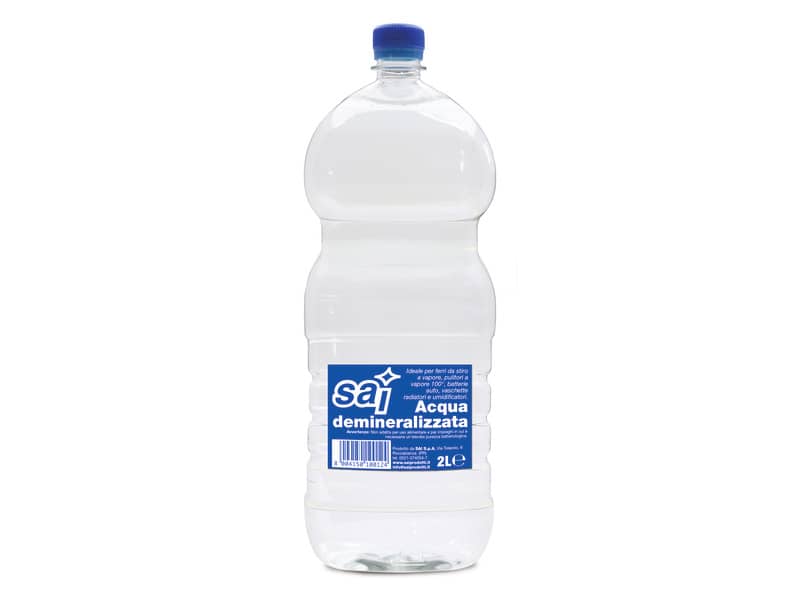 Acqua demineralizzata SAI - formato 2 litri