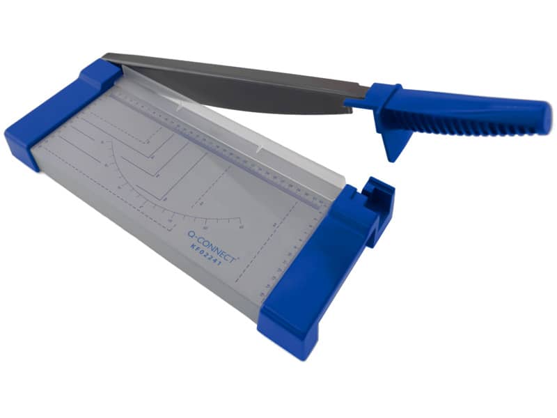 Taglierina a leva Q-Connect max 10 fogli A4 - 54,8x19,6x6x4 cm - luce 330