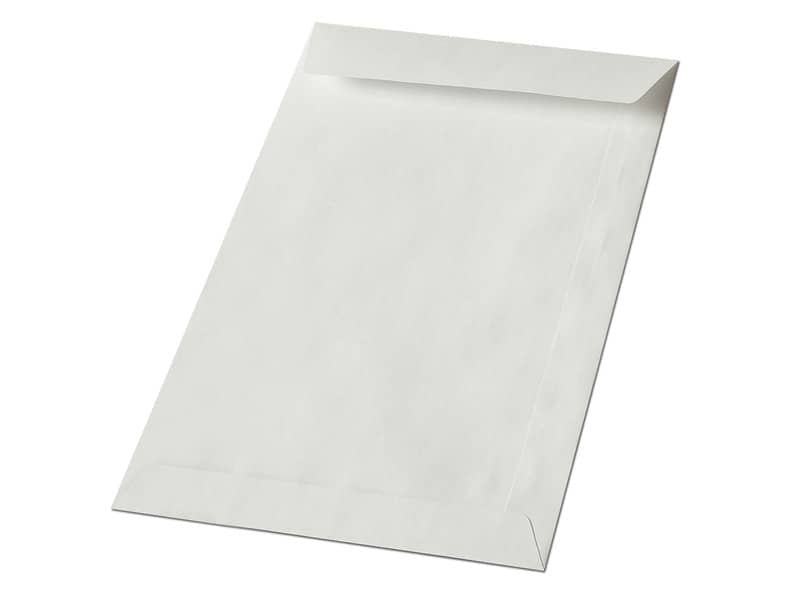 Busta a sacco Blasetti Kraft bianco non gommata 60 g/m2 in conf. 1000 buste 130x180 mm - 311