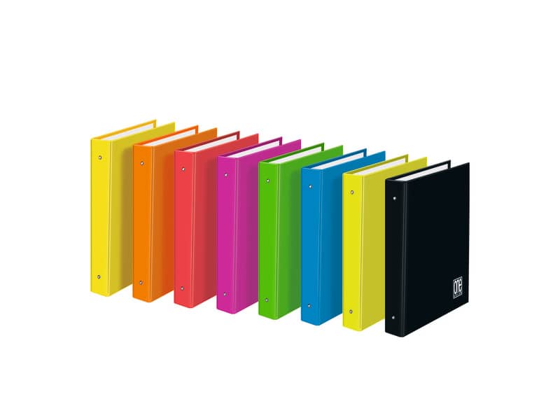 Raccoglitore ad anelli One Color 4 anelli Ø 30 mm - formato A4 colori assortiti - 2400