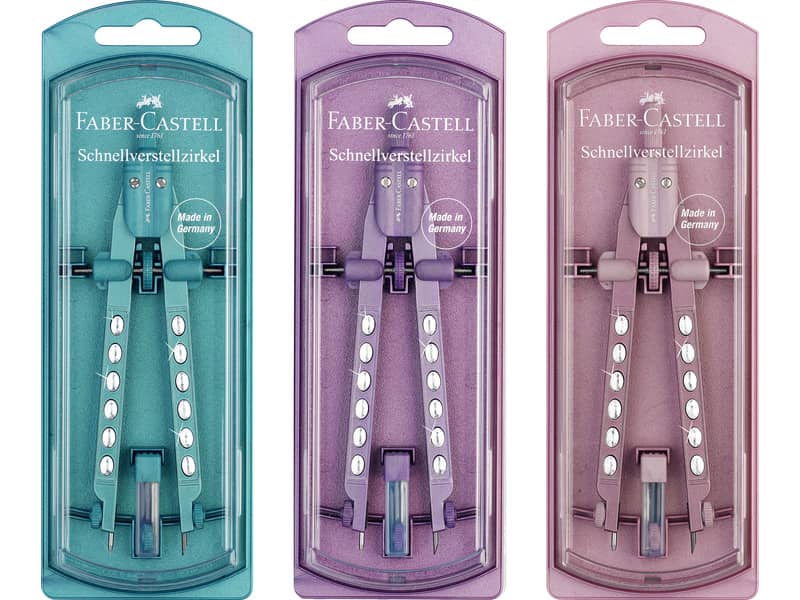 Balaustrone Faber-Castell factory sparkle - conf. 3 pz - colori sparkle
