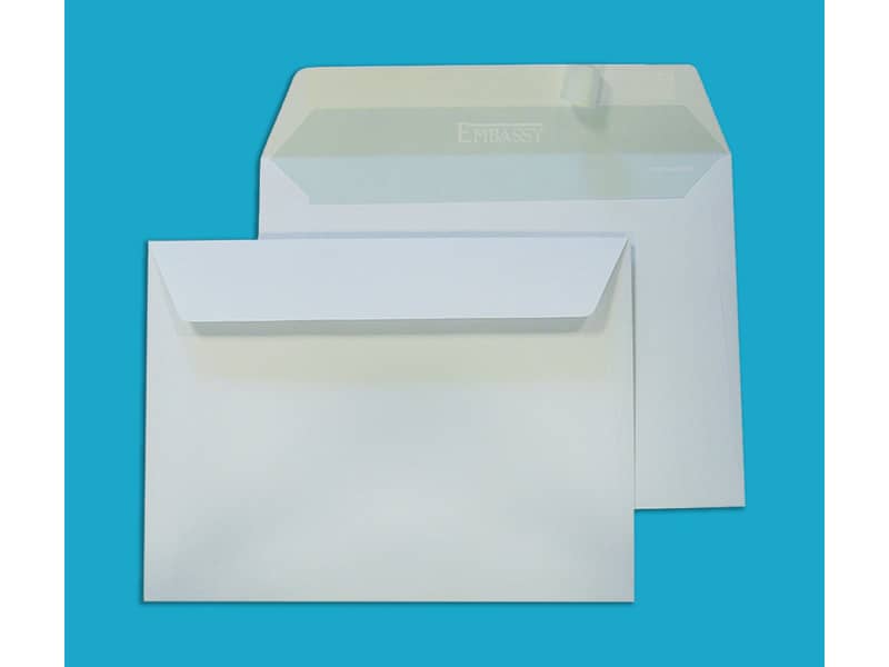 Busta bianca Blasetti Embassy 120 g/m2 in conf. 250 buste 160x230 mm 054