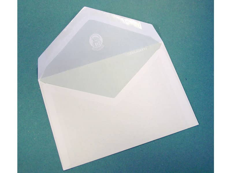 Busta bianca con Lembo Gommato Blasetti Leonardo 70 g/m2 in conf. da 500 buste 114x162 mm - 013